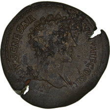 Münze, Marcus Aurelius, Sesterz, Rome, S+, Bronze, RIC:1243a