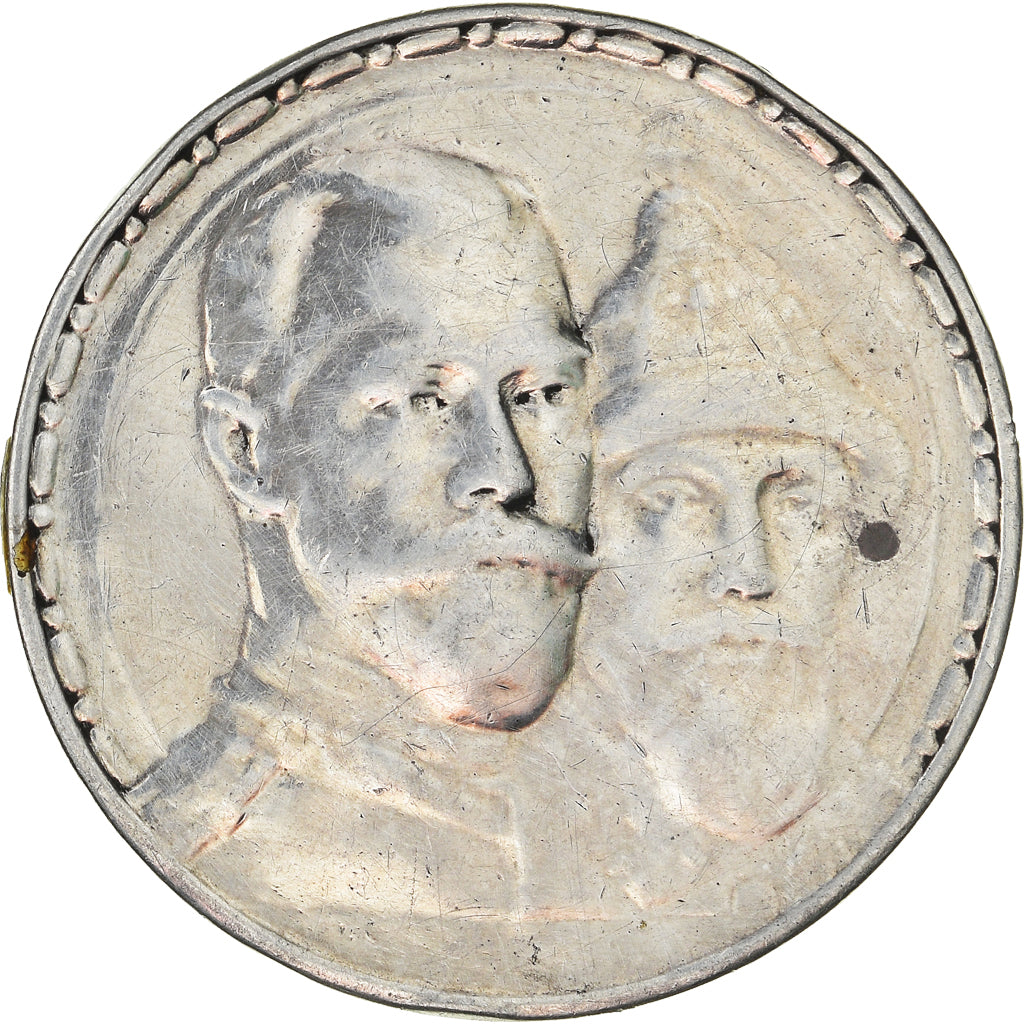 Moneta, Russia, Nicholas II, Rouble, 1913, St. Petersburg, MB, Argento, KM:70