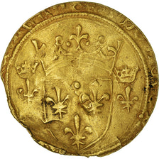 Coin, France, Charles VII, Ecu d'or, VF(20-25), Gold, Duplessy:511