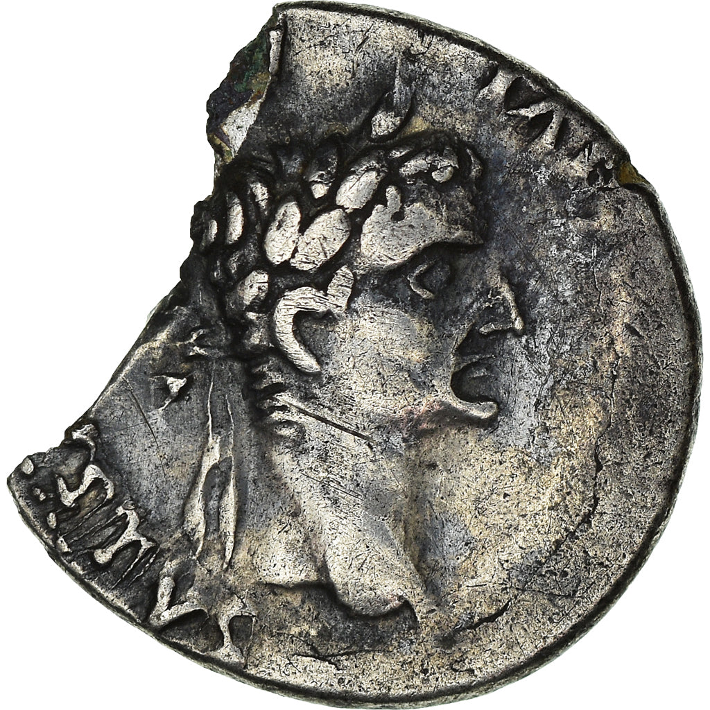 Coin, Tiberius, Denarius, Lyon - Lugdunum, F(12-15), Silver, RIC:30