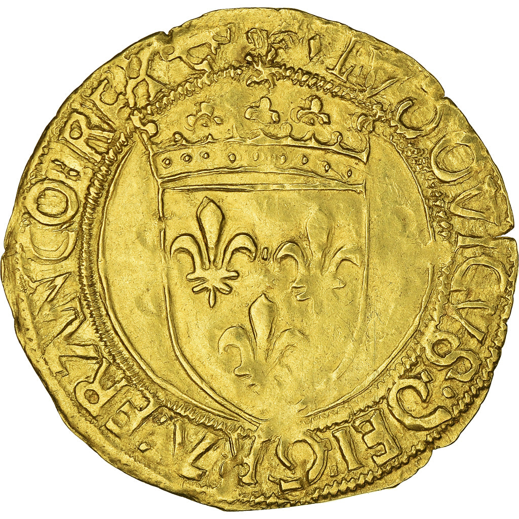 Coin, France, Louis XII, Louis XII, Ecu d'or, Faux d'Epoque, EF(40-45), Gold