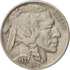 United States, Buffalo Nickel, 5 Cents, 1937, U.S. Mint, Philadelphia, EF(40-...