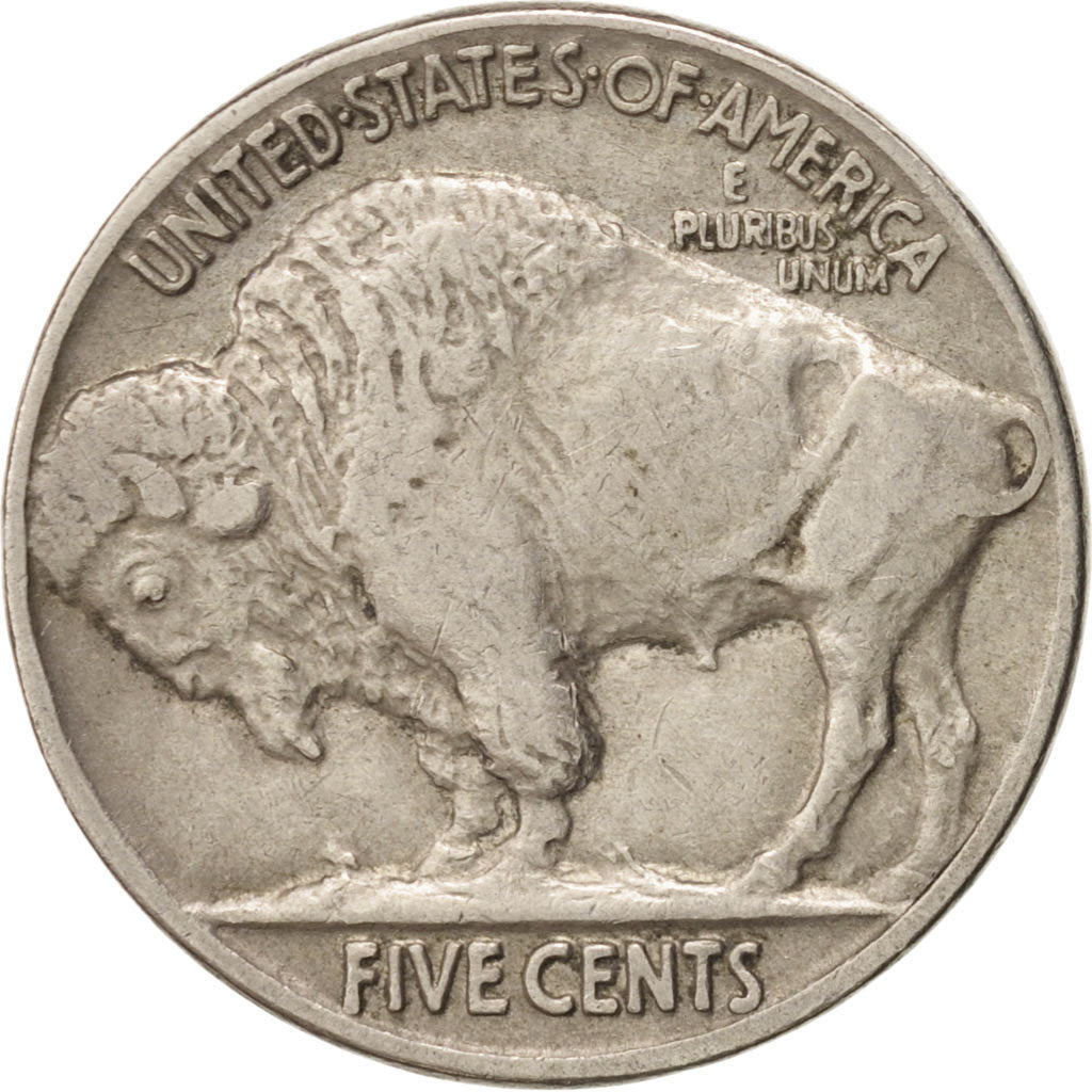 United States, Buffalo Nickel, 5 Cents, 1937, U.S. Mint, Philadelphia, EF(40-...