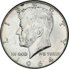 Moneta, Stati Uniti, Kennedy Half Dollar, Half Dollar, 1964, U.S. Mint