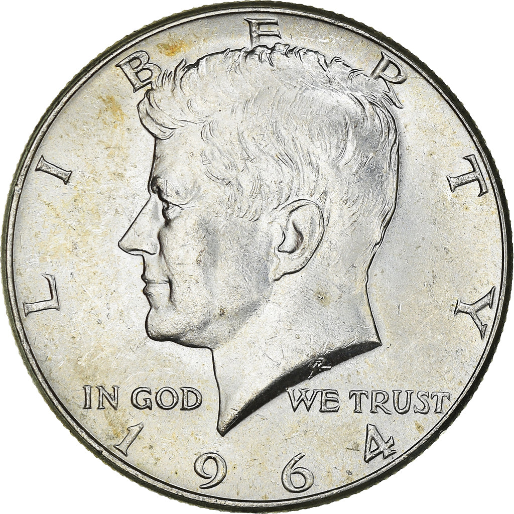 Moneta, Stati Uniti, Kennedy Half Dollar, Half Dollar, 1964, U.S. Mint