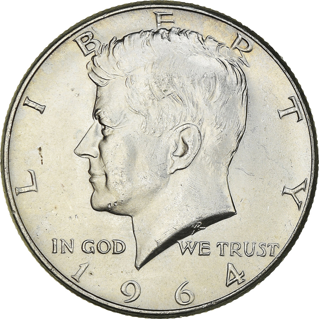 Moneta, Stati Uniti, Kennedy Half Dollar, Half Dollar, 1964, U.S. Mint