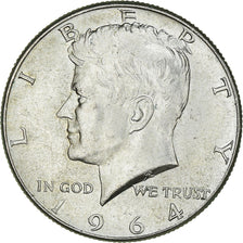 Moneta, Stati Uniti, Kennedy Half Dollar, Half Dollar, 1964, U.S. Mint