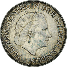 Munten, Nederland, Juliana, 2-1/2 Gulden, 1959, ZF+, Zilver, KM:185