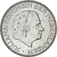 Moneda, Países Bajos, Juliana, 2-1/2 Gulden, 1961, MBC, Plata, KM:185