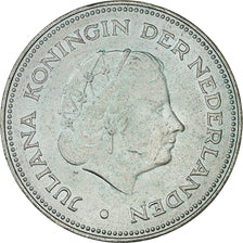 Coin, Netherlands, Juliana, 10 Gulden, 1970, MS(60-62), Silver, KM:195