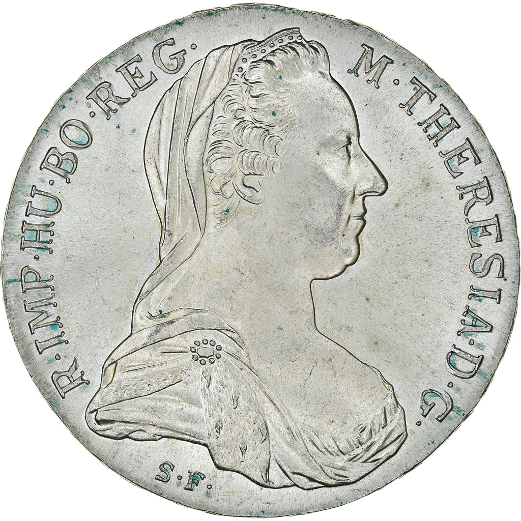 Coin, Austria, Joseph II, Thaler, 1780, Restrike, MS(60-62), Silver, KM:T1