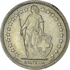 Münze, Schweiz, 1/2 Franc, 1961, Bern, UNZ, Silber, KM:23