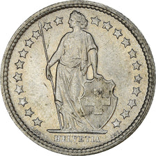 Coin, Switzerland, 1/2 Franc, 1962, Bern, MS(64), Silver, KM:23