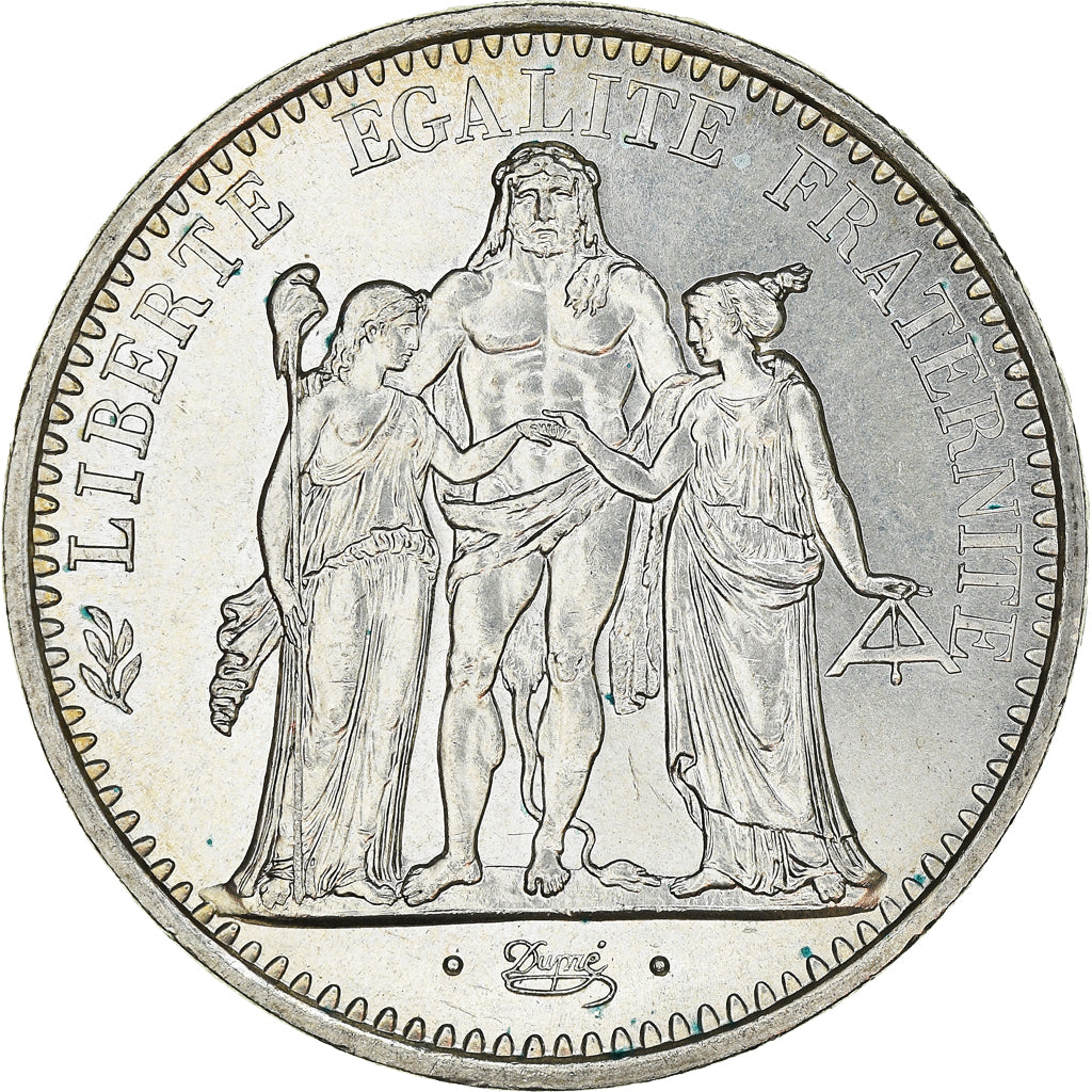 Coin, France, Hercule, 10 Francs, 1967, Paris, MS(63), Silver, KM:932