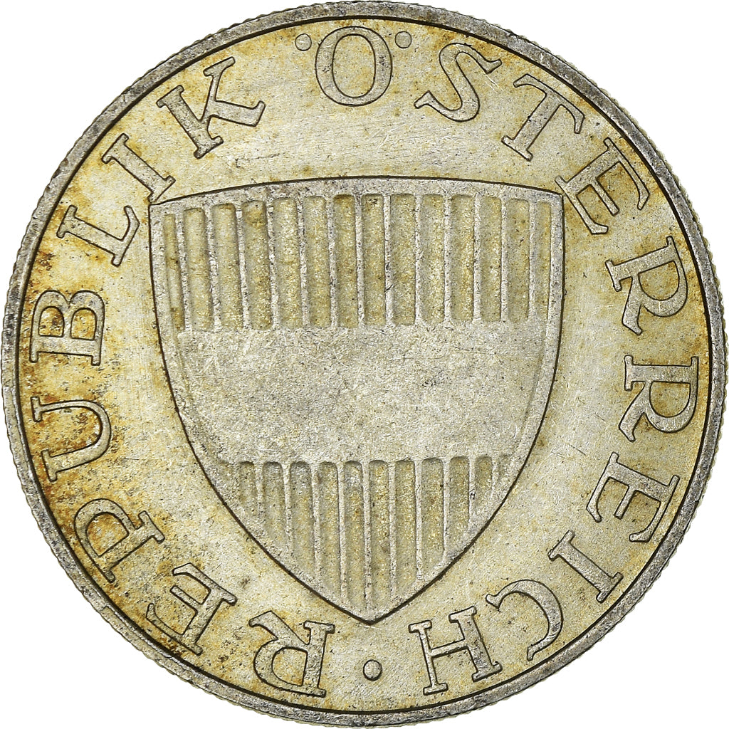 Munten, Oostenrijk, 10 Schilling, 1957, UNC-, Zilver, KM:2882