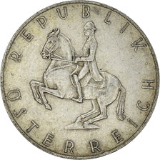 Coin, Austria, 5 Schilling, 1960, AU(55-58), Silver, KM:2889