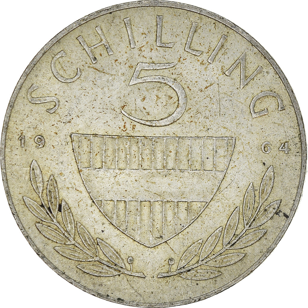Coin, Austria, 5 Schilling, 1964, MS(63), Silver, KM:2889