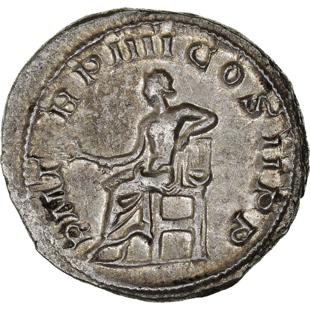 Coin, Gordian III, Antoninianus, 241-243, Rome, AU(55-58), Billon, RIC:89
