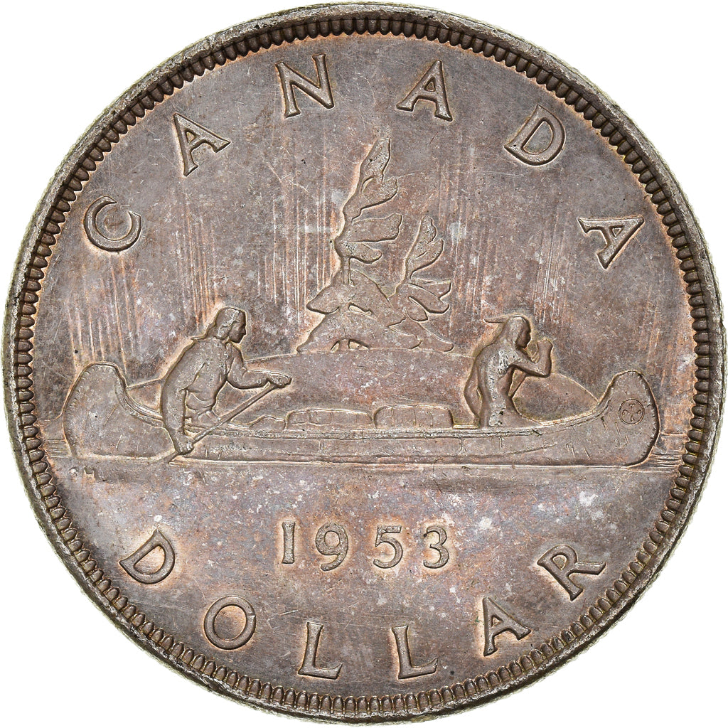Moneta, Canada, Elizabeth II, Dollar, 1953, Royal Canadian Mint, Ottawa, SPL