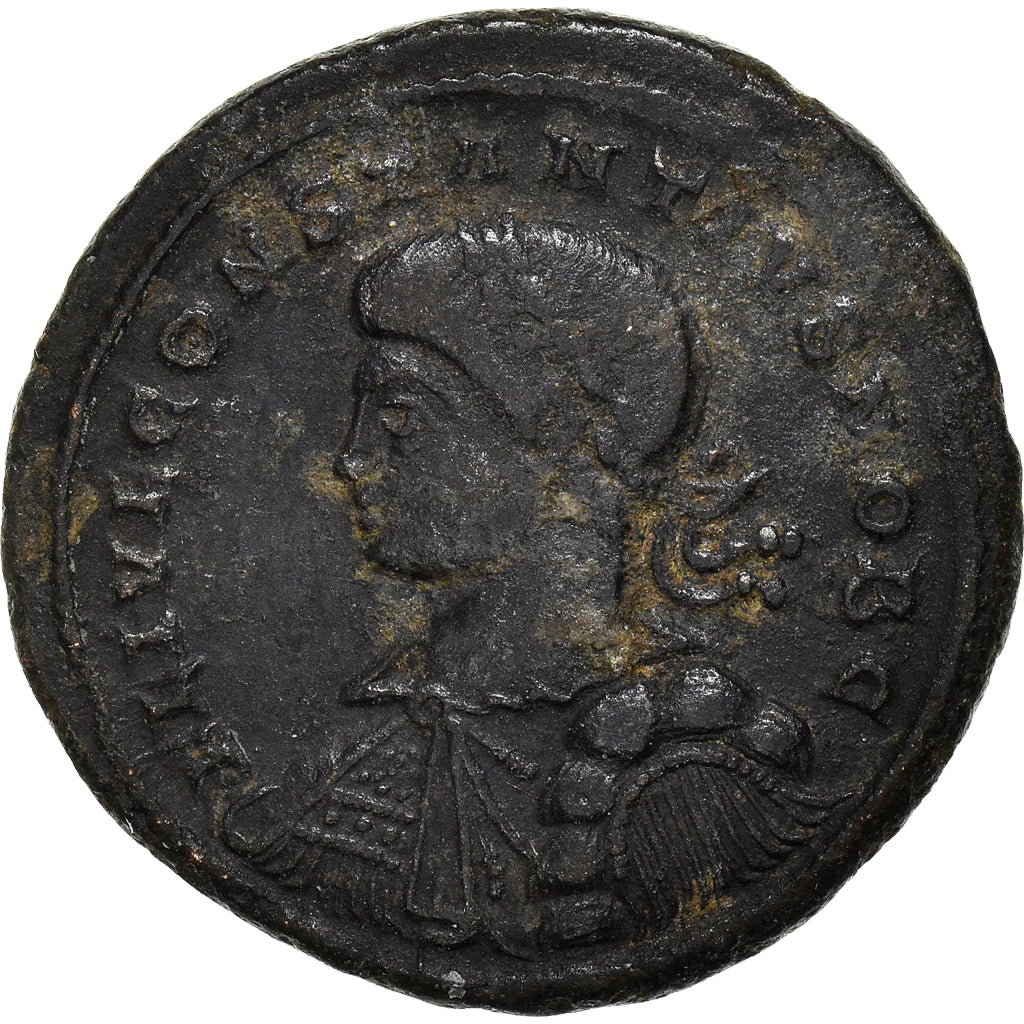 Moneta, Constantius II, Nummus, 328, Trier, AU(50-53), Miedź, RIC:514
