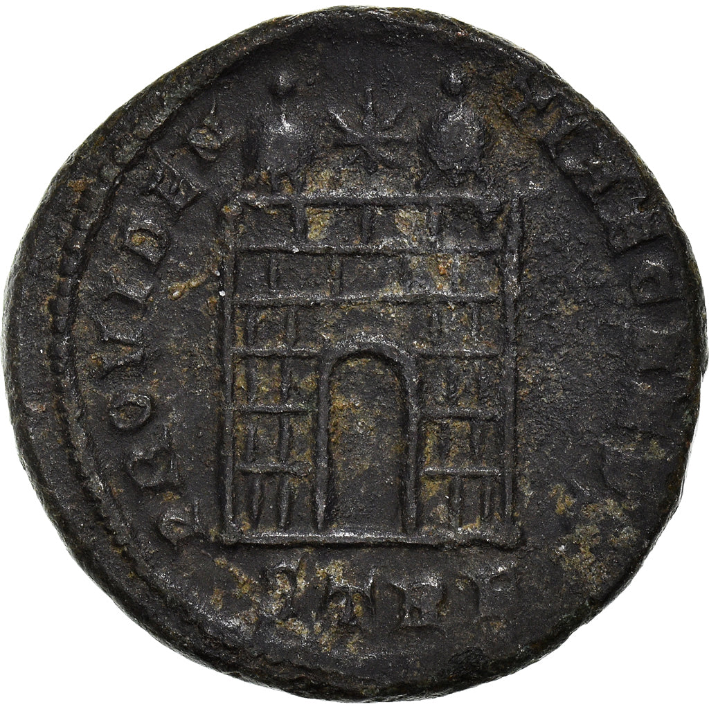 Moneta, Constantius II, Nummus, 328, Trier, AU(50-53), Miedź, RIC:514