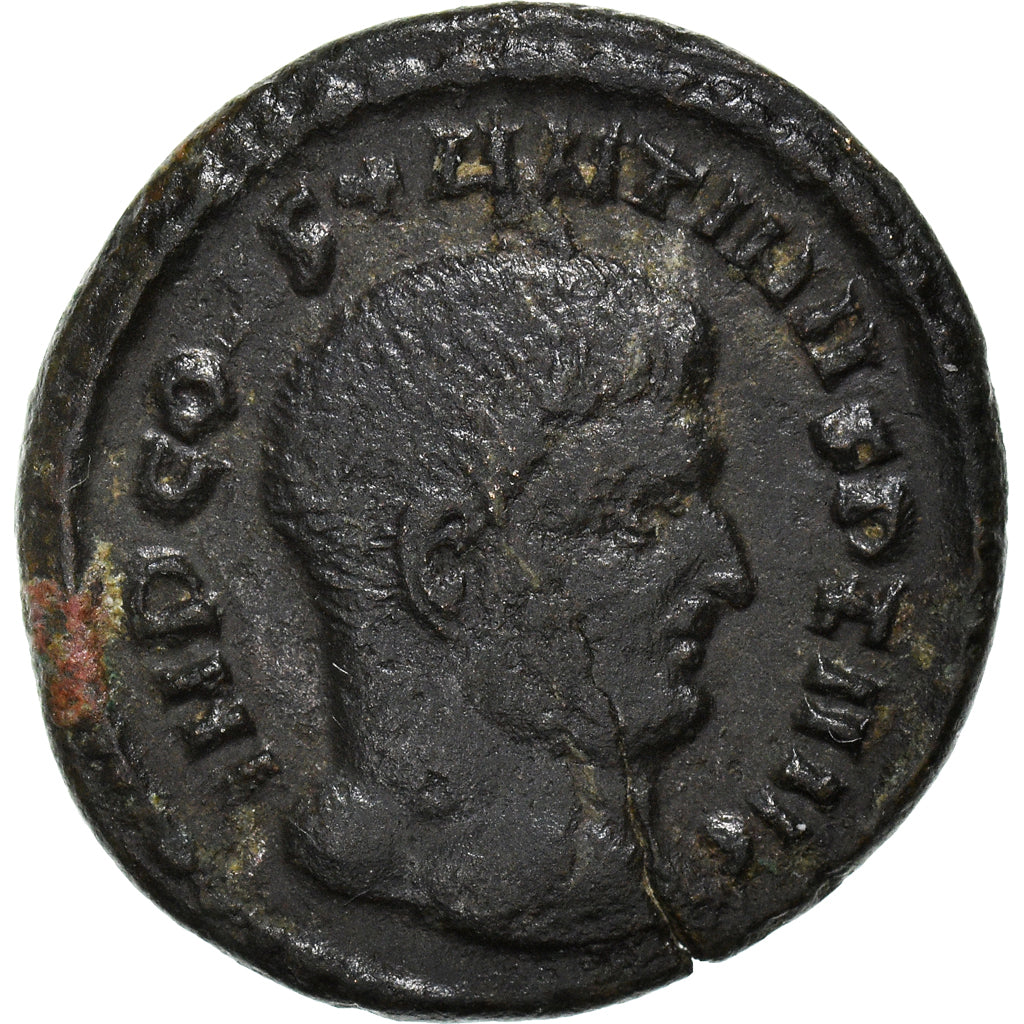 Moneta, Constantine I, Half Follis, Roma, Rzadkie, AU(50-53), Miedź, RIC:14