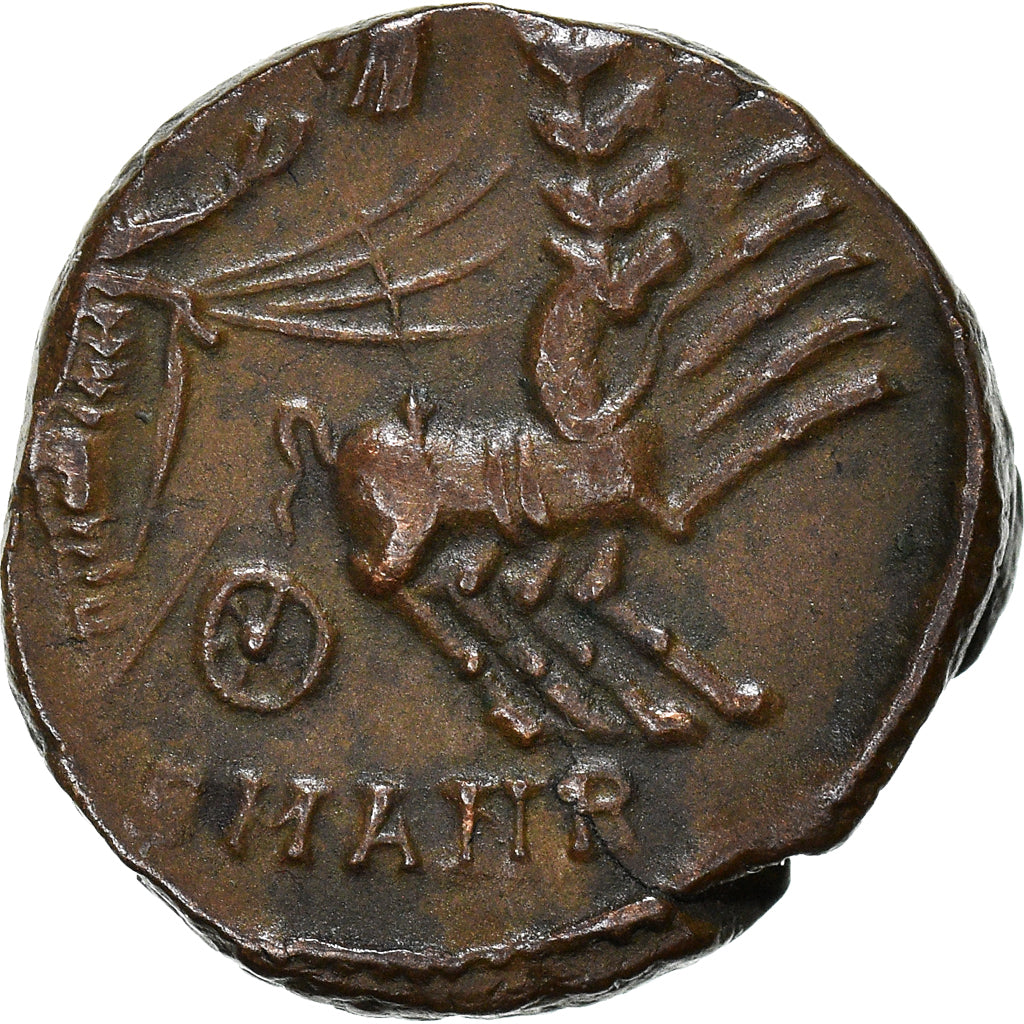 Coin, Constantine I, Nummus, 337-340, Antioch, AU(50-53), Copper, RIC:37