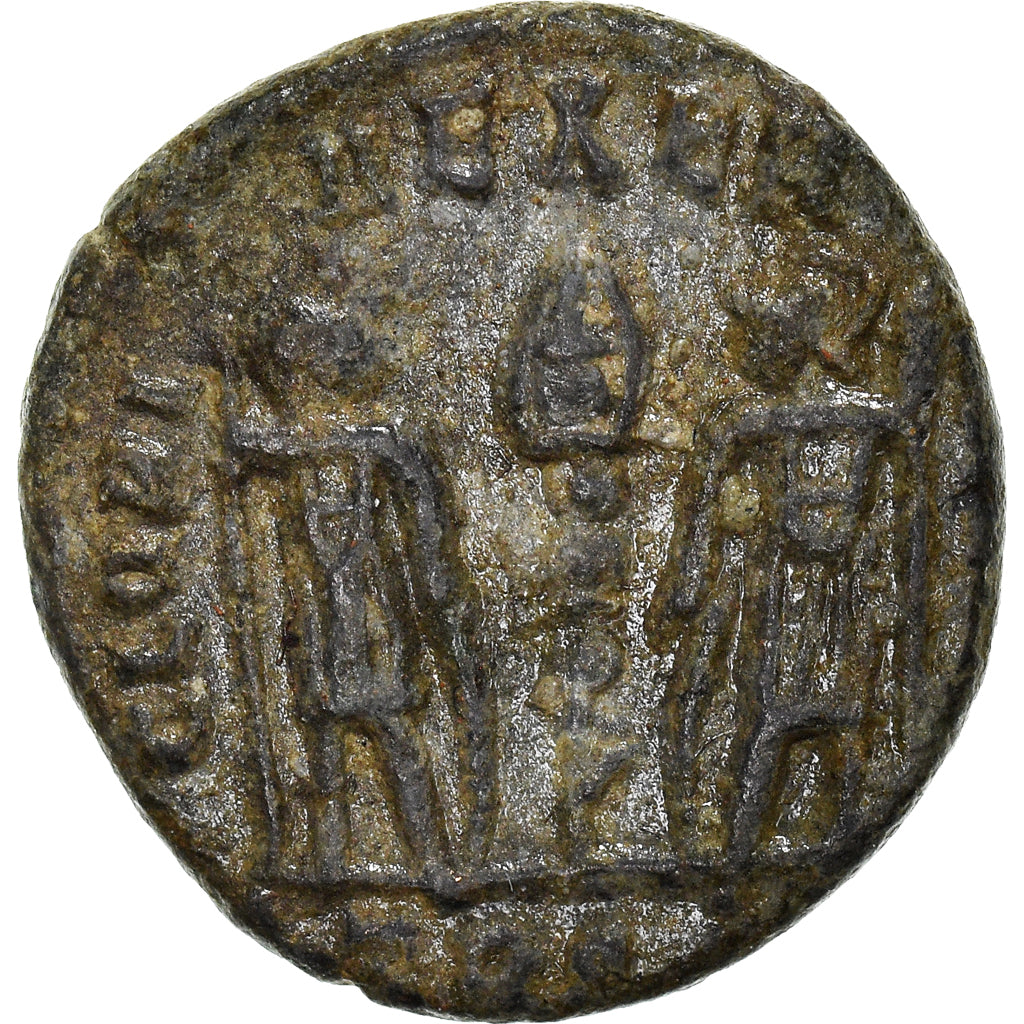 Moneta, Constantine II, Follis, Trier, VF(20-25), Miedź