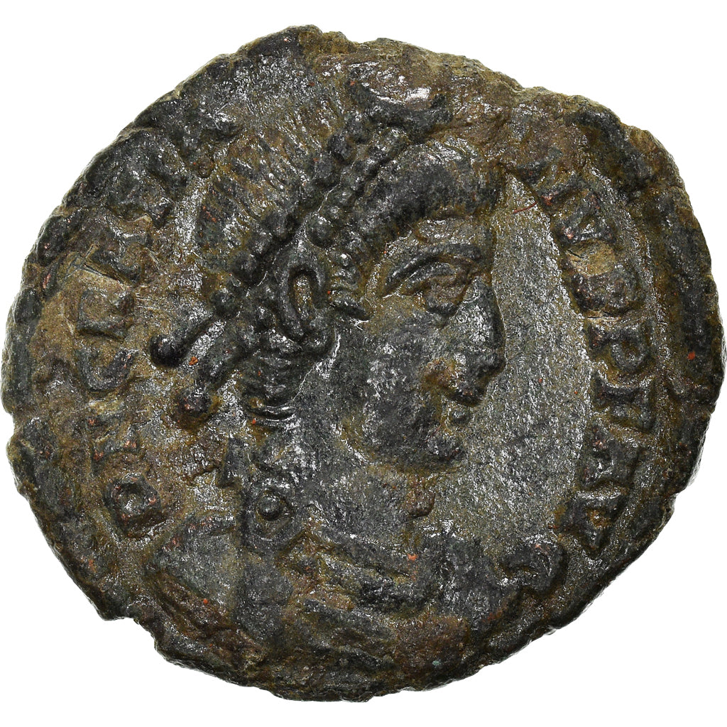 Coin, Gratian, Nummus, Arles, AU(50-53), Copper, RIC:19