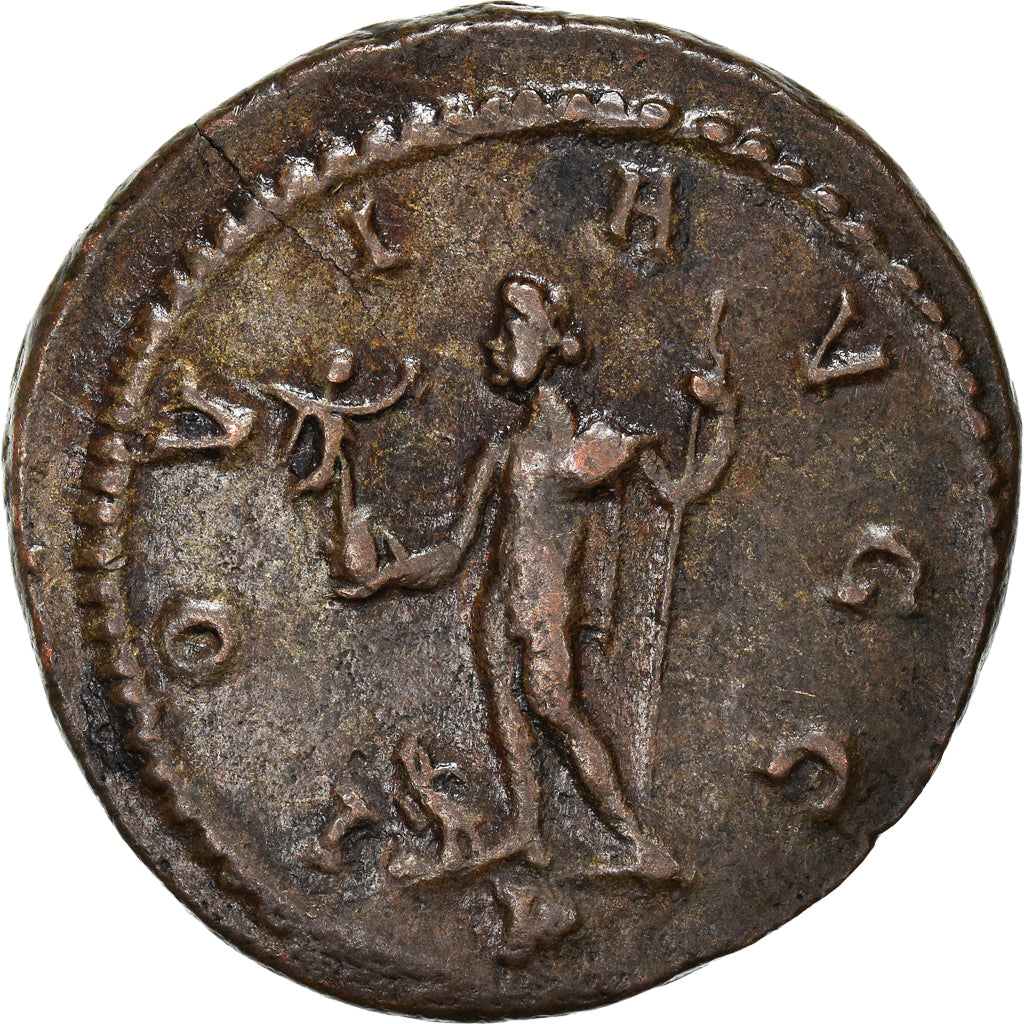 Coin, Diocletian, Aurelianus, Lyon - Lugdunum, EF(40-45), Billon