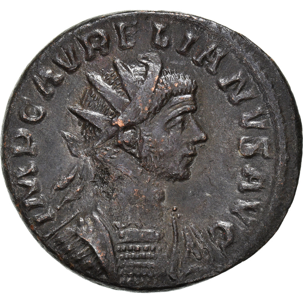 Coin, Aurelian, Aurelianus, Lyon - Lugdunum, AU(55-58), Billon, RIC:6.