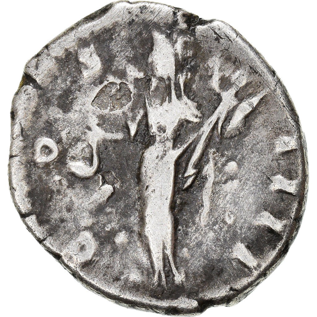Coin, Antoninus Pius, Denarius, Roma, EF(40-45), Silver