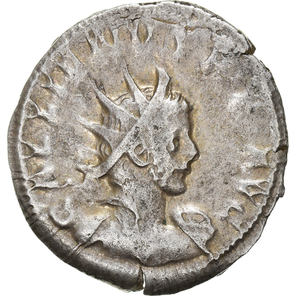 Moneda, Gallienus, Antoninianus, 257-258, Trier or Cologne, MBC+, Vellón