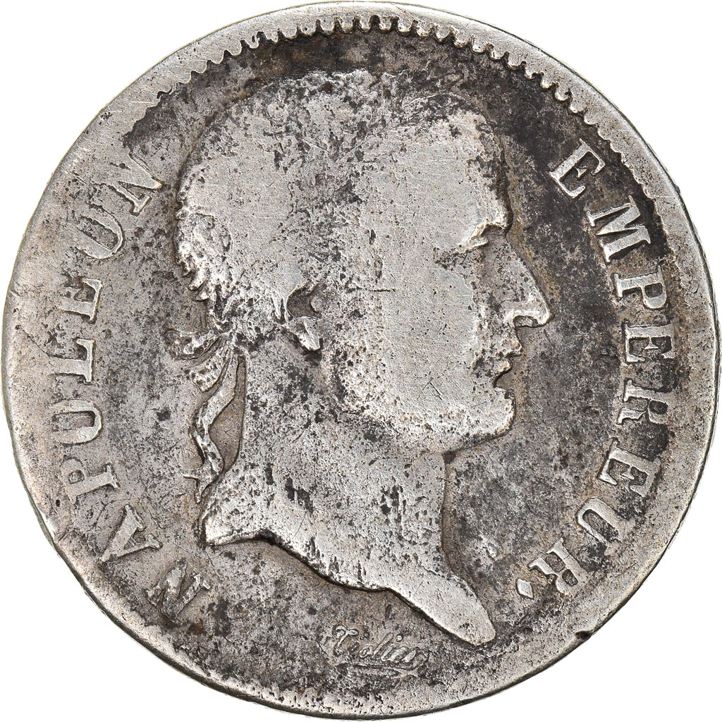 Monnaie, France, Napoléon I, Franc, 1809, Torino, B+, Argent, KM:692.15