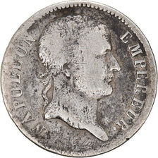 Monnaie, France, Napoléon I, Franc, 1809, Torino, B+, Argent, KM:692.15