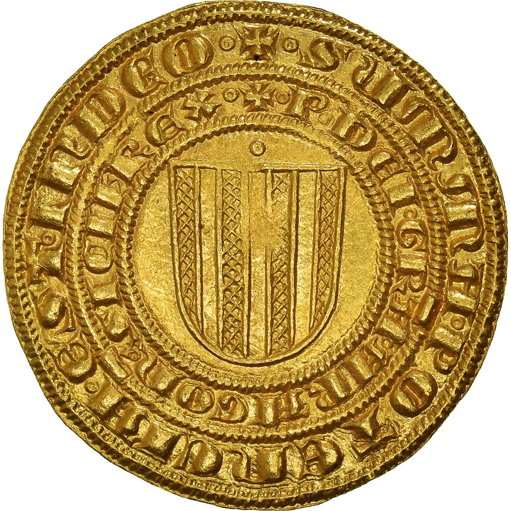 Moneda, Italia, Pietro III d'Aragona, Pierreale, 1282-1285, Messina, Very rare