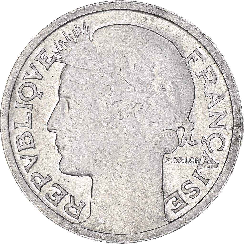Moneda, Francia, Morlon, 50 Centimes, 1945, Paris, EBC, Aluminio, KM:894.1a