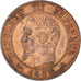 Moeda, França, Napoleon III, Napoléon III, Centime, 1853, Strasbourg, MS(63)