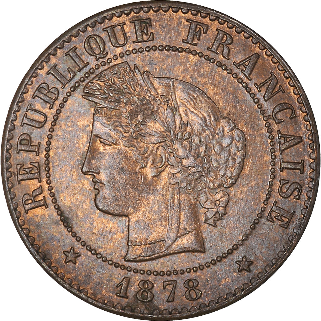 Münze, Frankreich, Cérès, Centime, 1878, Paris, UNZ, Bronze, KM:826.1