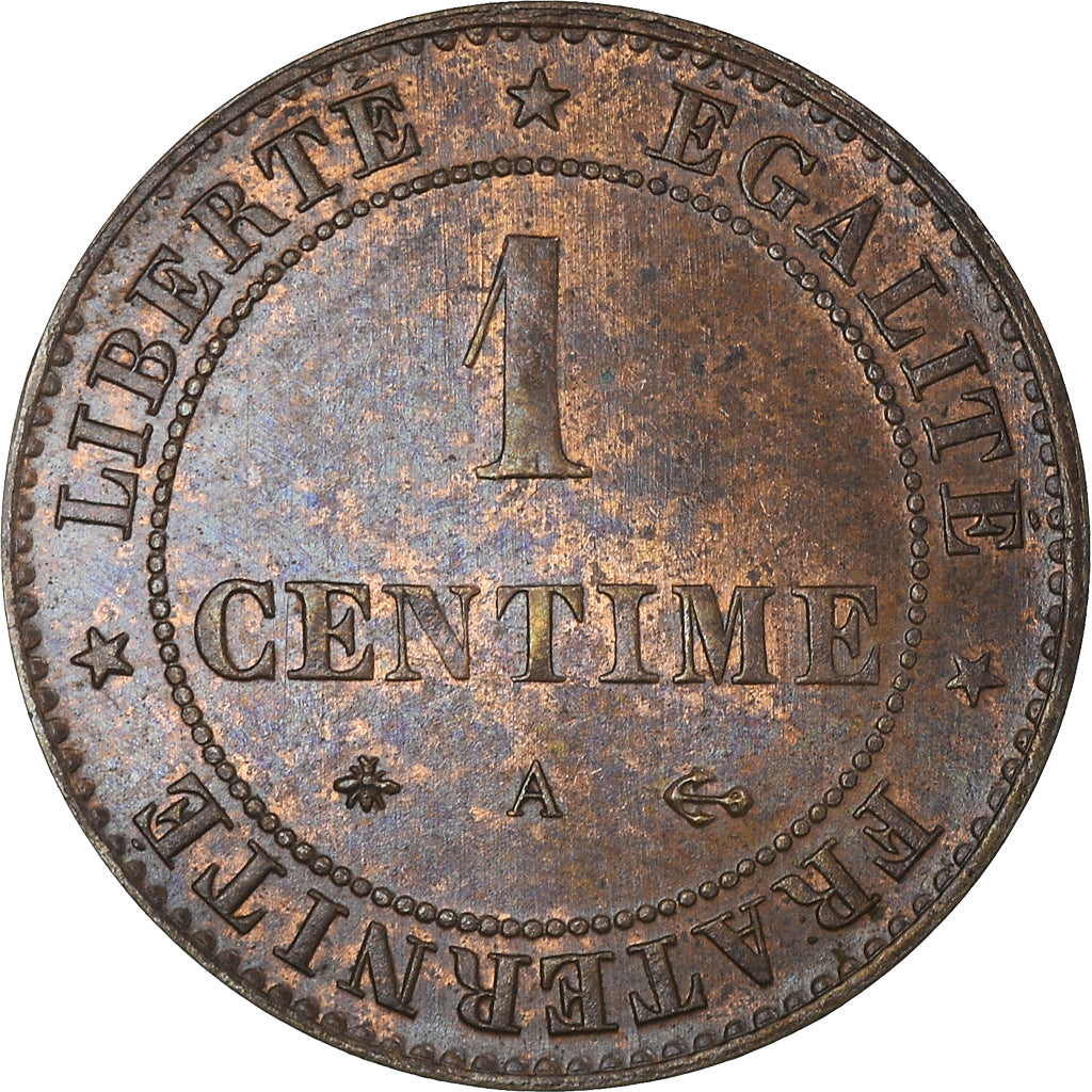 Münze, Frankreich, Cérès, Centime, 1878, Paris, UNZ, Bronze, KM:826.1