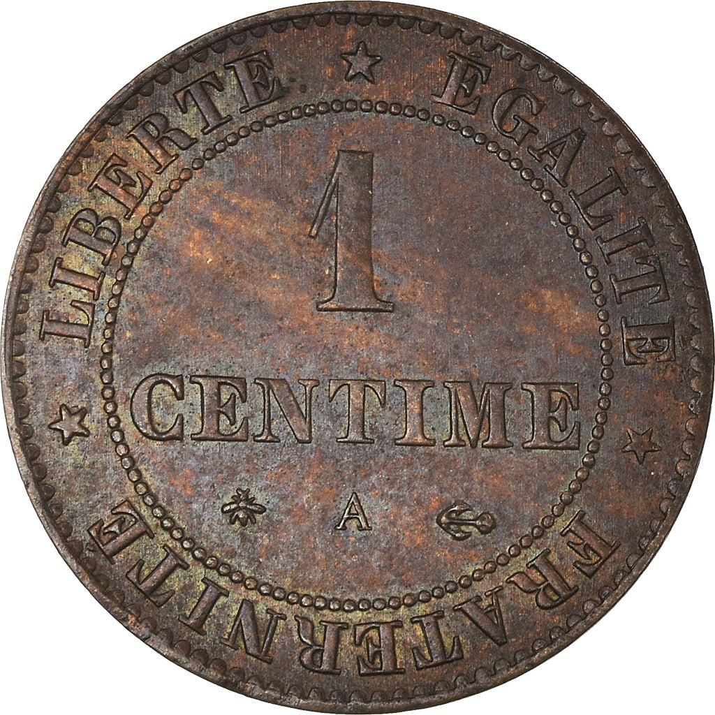 Münze, Frankreich, Cérès, Centime, 1878, Paris, UNZ, Bronze, KM:826.1