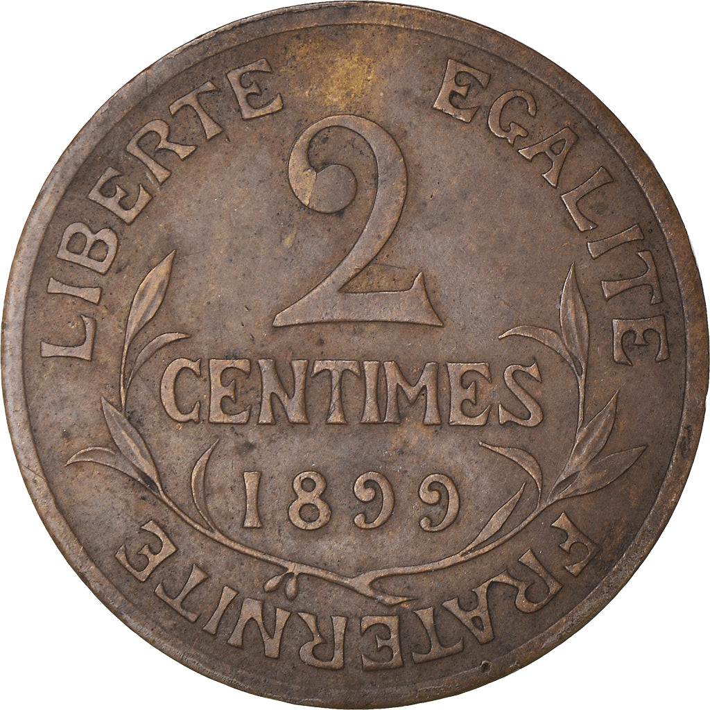 Moneda, Francia, Dupuis, 2 Centimes, 1899, Paris, EBC, Bronce, KM:841