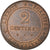 Moneta, Francja, Cérès, 2 Centimes, 1879, Paris, MS(65-70), Brązowy