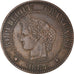 Coin, France, Cérès, 2 Centimes, 1887, Paris, EF(40-45), Bronze, KM:827.1