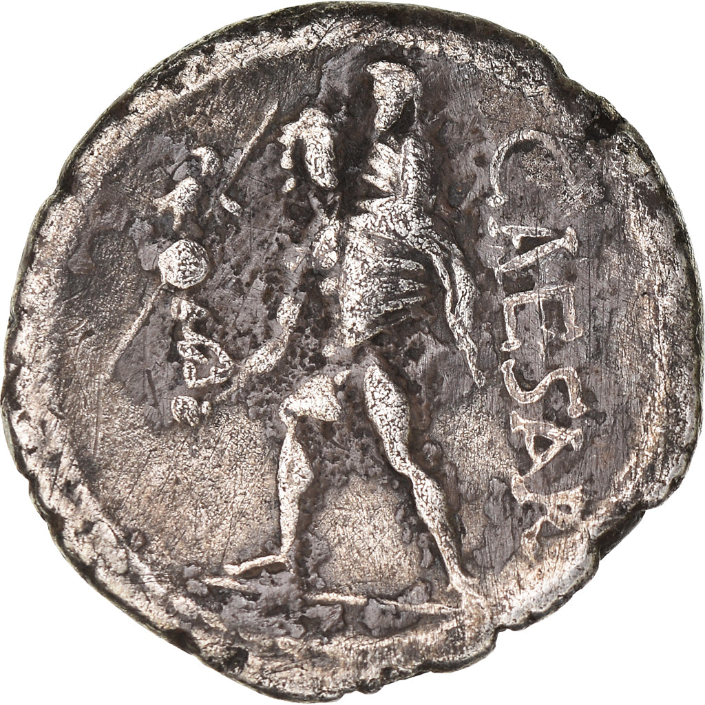 Munten, Julius Caesar, Denarius, Rome, FR, Zilver, Crawford:458/1