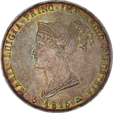 Monnaie, États italiens, PARMA, Maria Luigia, 5 Lire, 1815, Parma, TTB+