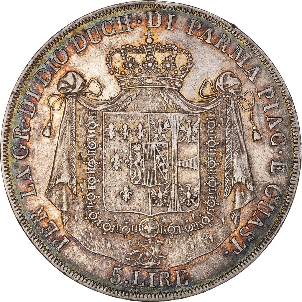 Monnaie, États italiens, PARMA, Maria Luigia, 5 Lire, 1815, Parma, TTB+