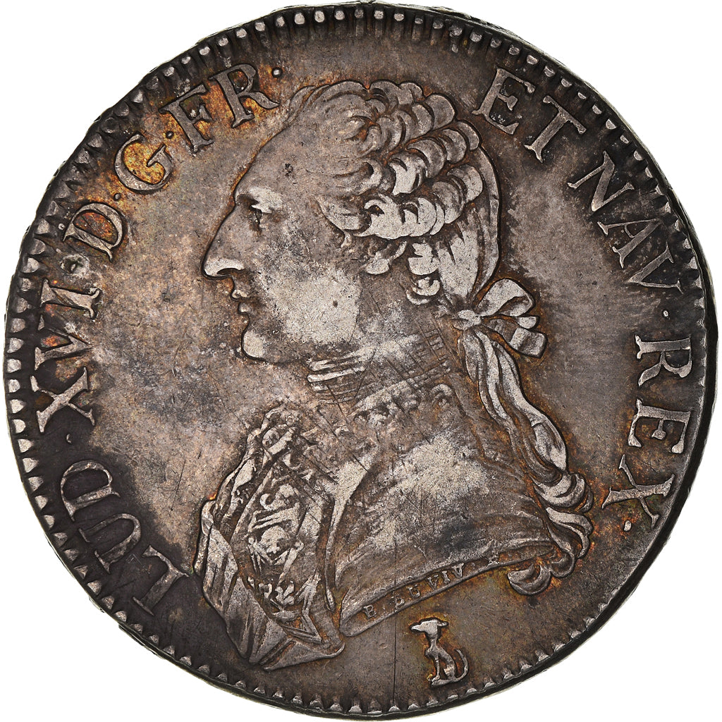 Moneta, Francia, Louis XVI, Écu aux branches d'olivier, Ecu, 1791, Nantes, BB