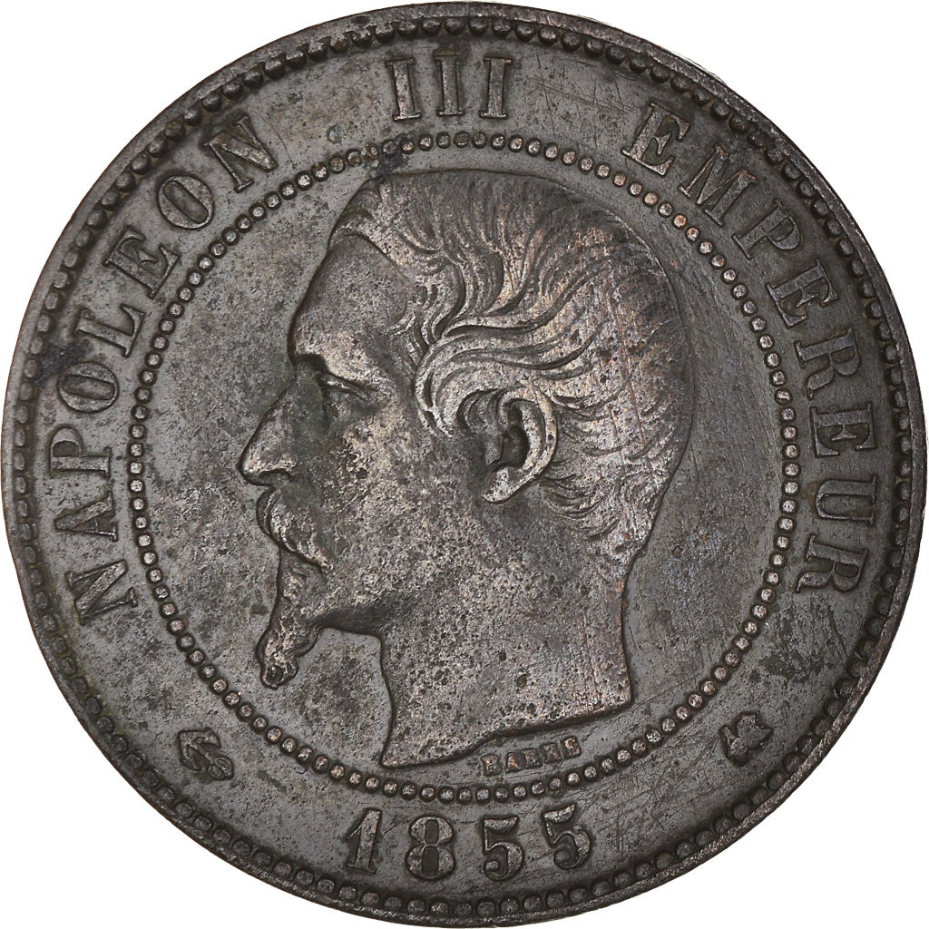 Coin, France, Napoleon III, Napoléon III, 10 Centimes, 1855, Bordeaux