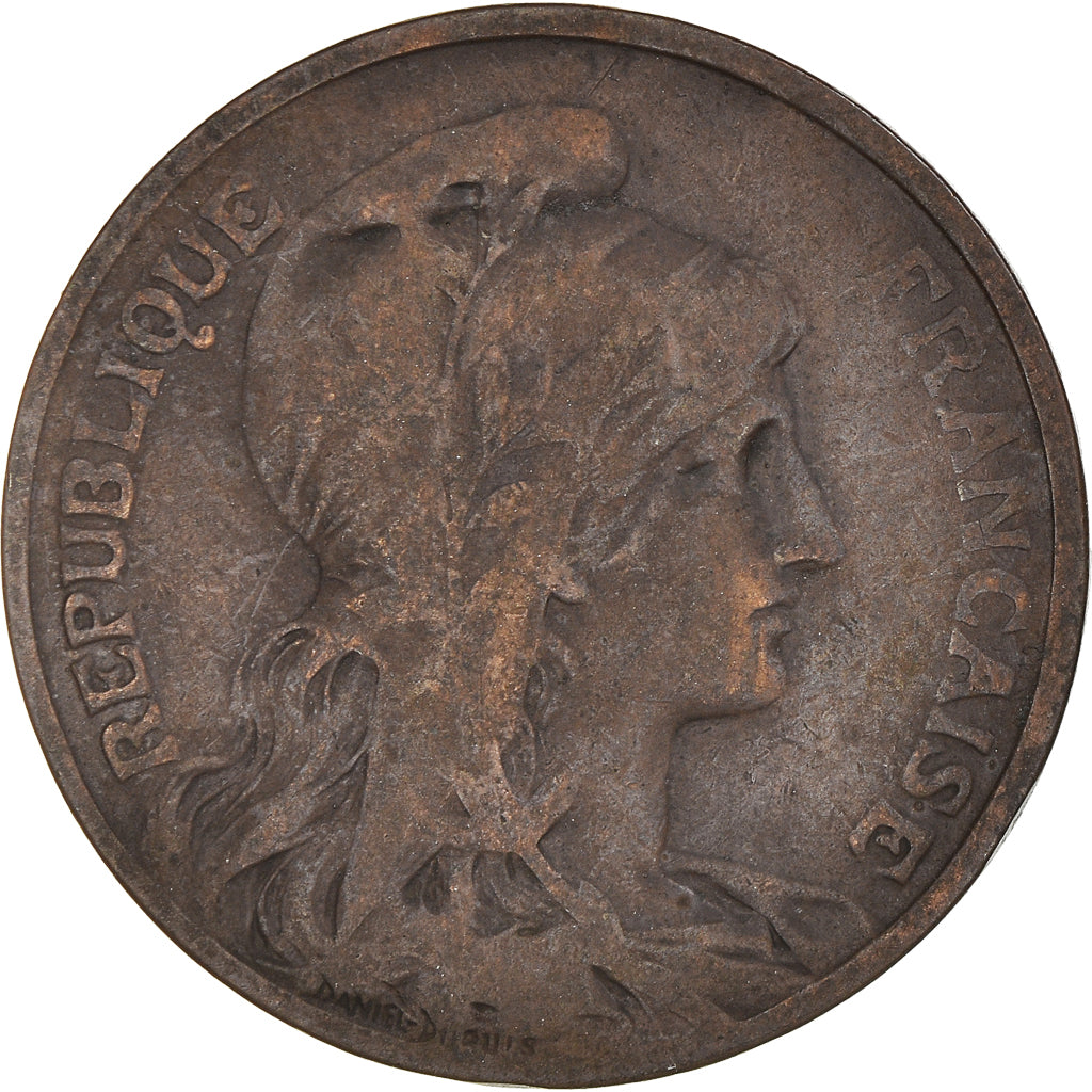 Moneta, Francja, Dupuis, 10 Centimes, 1905, Paris, VF(20-25), Brązowy, KM:843